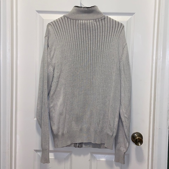 Black Zipper Sweater - Picture 2 of 3